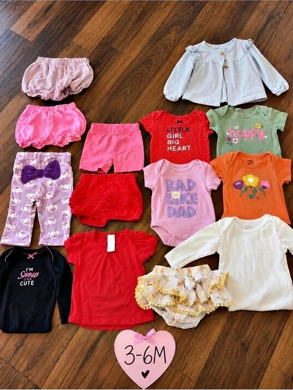 Baby Girls 3-6M Clothing Lot